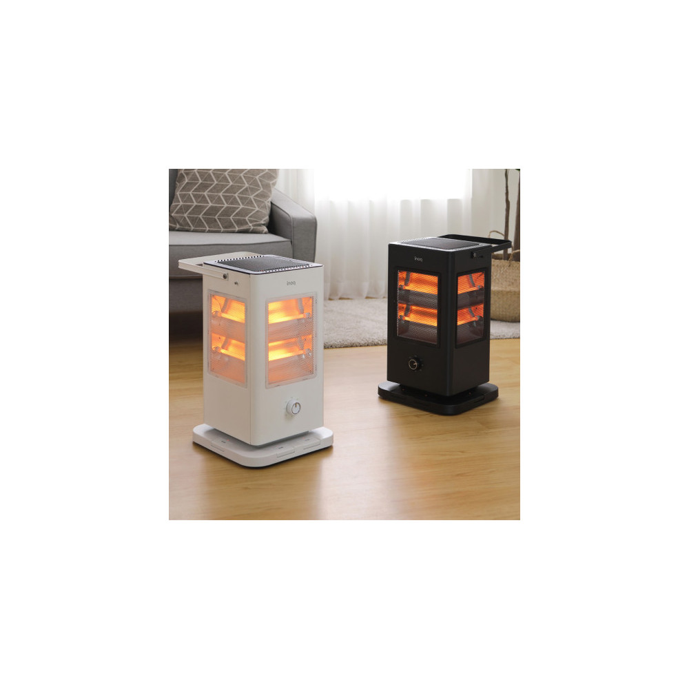 이노크아든 전기히터 오방난로 전기난로 사무실 타이머형 발터치 스토브 i93 블랙 - [전시/재고상품]