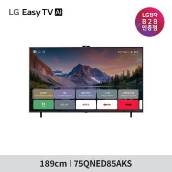 1등급 [LG] Easy TV AI  75인치 75QNED85AKS