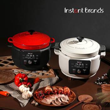 [인스턴트] 더치오븐 멀티쿠커 주물냄비/인스턴트팟DOMC6004(화이트, 레드 택1)