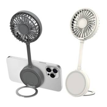 [카프] 마그네틱 경량 소형 핸즈프리 무선 휴대용 맥세이프 선풍기 KF-HF600M