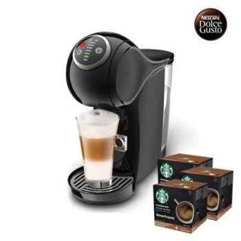 [네스카페 돌체구스토] 커피머신 지니오S 플러스 +12입 스타벅스 커피캡슐 3박스 (하우스블렌드)