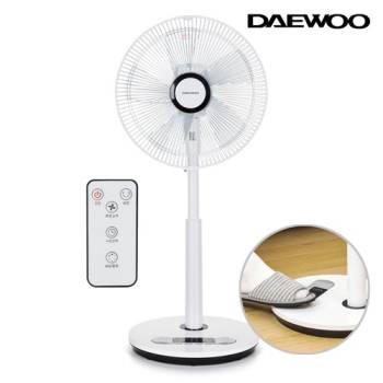 [대우] 14인치 5엽 발터치 리모컨 선풍기 DEF-KL140C