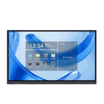 65인치 UHD 전자칠판 안드로이드14 최신 (이동식스탠드 포함) / 카메라내장/ 손터치/ 유치원, 어린이집, 학원용