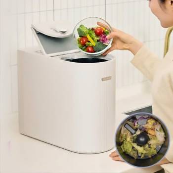 깔끔하고 스마트하게❤️ [에코체] 스마트 음식물처리기 초슬림 2L 분쇄건조식 국내제조 SUS-2L1B