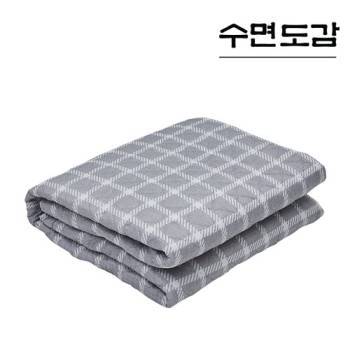 [수면도감] 프리미엄 화이트체크 카본 탄소 워셔블 전기요 더블 HL-CP2005