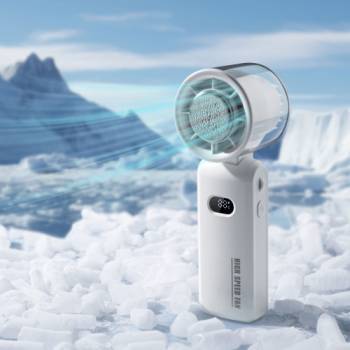 [뉴에이커] 휴대용 목걸이형 손선풍기 접이식 선풍기 FC3