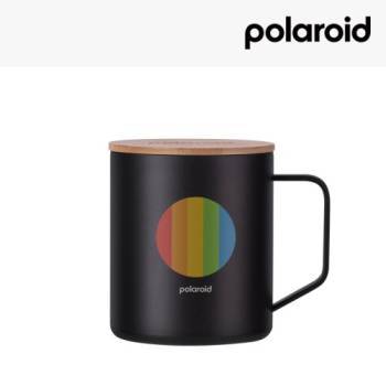 [폴라로이드] 폴라 스텐컵 블랙 450ml 3종(나우, 서클, 마크)