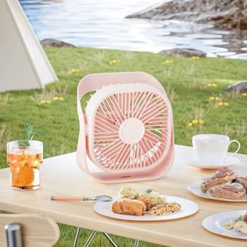 [하이온] HIGHON 사무실 책상 탁상용 충전식 무선 소형 선풍기 H24