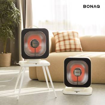 [보나크] 전기히터 난로 1구 하이라이트 에코 큐브 캠핑용 가정용 사무실 업소용 발난로