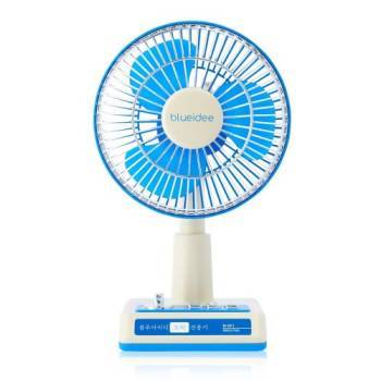 [블루아이디] 무선 탁상용 레트로 선풍기  (안전망 사은품 제공]