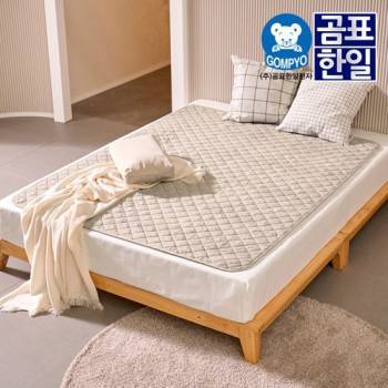 [곰표한일] EMF 폰지 탄소 전기요 베이지그레이_더블