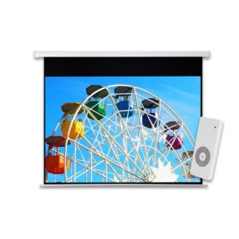 [엑스젠] 100인치 4:3 무선내장 전동스크린 EXZEN EV-A100R