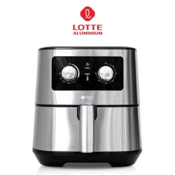 [롯데알미늄] 스테인레스 스퀘어 기계식 에어프라이어 5.5L LTS-AF5SM