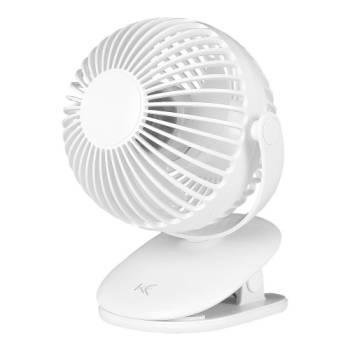 [카프] 휴대용 클립형 저소음 무선 소형 선풍기 책상 탁상 사무실 KF-TF02