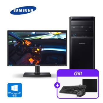[사무용 SET 특가] 삼성 데스크탑 코어i7(10세대) 램 16G 윈도우11 프로 + 삼성 24인치  모니터