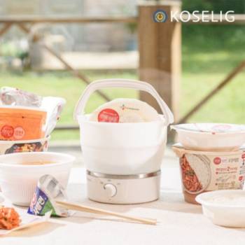 [코슬리] 여행용 휴대용 접이식 냄비포트 크럼플팟 800ml