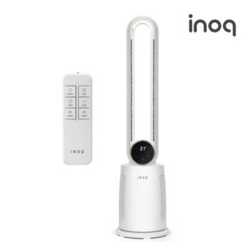[이노크아든] BLDC 날개없는 타워형 무드등 리모컨 선풍기 IA-NF1000