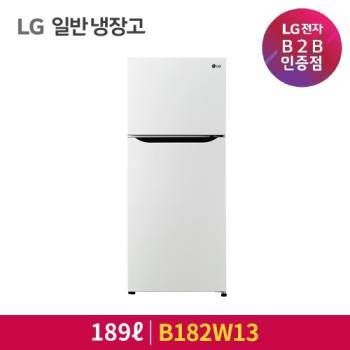[LG]  2도어 일반냉장고 189L B182W13 화이트