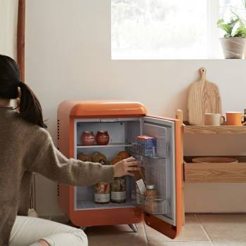 [윈세프] 무소음 미니 냉장고 레트로 32L 음료수냉장고 WC-32C