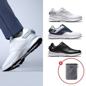 [전시상품] 풋조이 버사핏 보아 남성 스파이크리스 골프화 발편한 방수 남자 골프신발 + 신발주머니