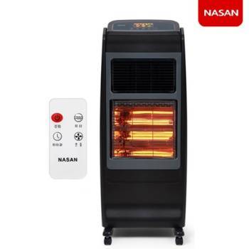 [나산전기] 카본 PTC 복합 리모컨 열풍히터 전기스토브 NS-6800