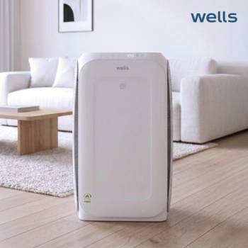 넓은 공간도 빈틈없이 쾌적하게 [웰스] 40평형 듀얼맥스 공기청정기 AP735CWB