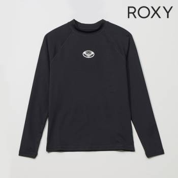 [록시] 본투비 긴팔 래쉬가드 BLK (사이즈 택1)