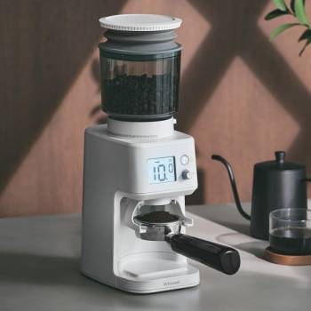 [위즈웰] 위즈웰 홈프로 전동 커피그라인더 81단계 조절 원두 분쇄기 가정용 스탠드형