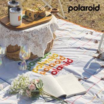 [폴라로이드] 1+1 로지 캠핑 피크닉매트 방수 휴대용 돗자리 (색상골고루)