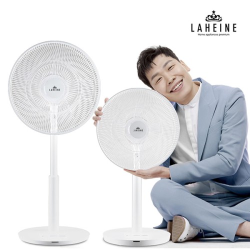[라헨느] 더 퀸 16형 쿨 에어 리모콘 스탠드 5엽 자연풍 써큘그릴 선풍기