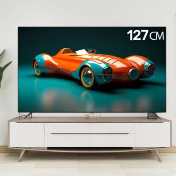 [프리토스] 127cm 4K UHD 베젤리스 1등급 50인치 중소기업 TV