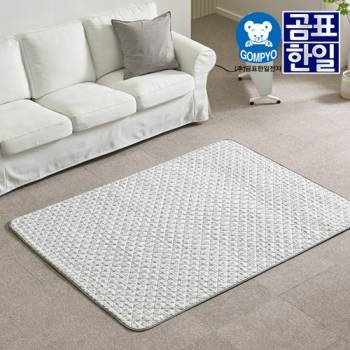 [곰표한일] EMF 탄소 카본매트 세미 플로우 화이트_더블