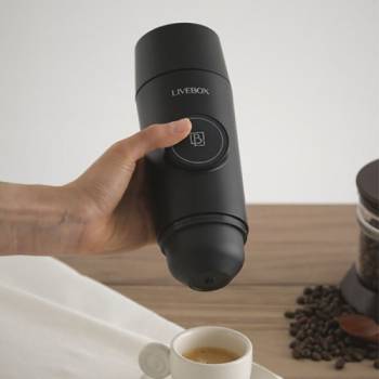 [라이브박스] 휴대용 에스프레소 커피머신 (PE11820B/원두부터 캡슐까지)