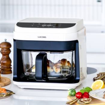 [루컴즈] 글라스 에어프라이어 5.5L Y055A01-V