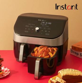 가격파괴★[코렐] 인스턴트 듀얼바스켓 에어프라이어 볼텍스 플러스 클리어쿡 7.6L