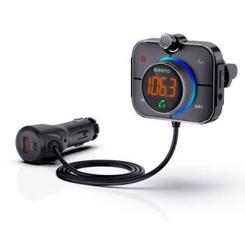 [넥스트유] 올인원 차량용 블루투스 노이즈캔슬링 오디오 무선 카팩 NEXT-6422BTC