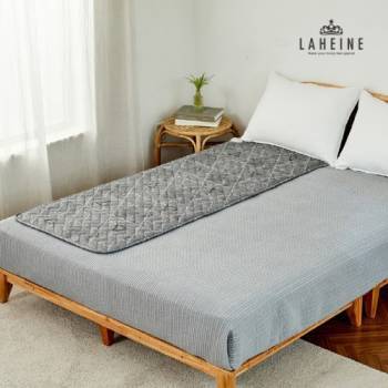 [라헨느] 스노우그레이 탄소열선 카본매트 워셔블 양면 전기요 미니싱글 HL-202SS