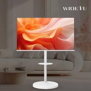 [와이드무빙뷰] 뷰 구글 삼탠바이미 세트 50인치 QLED 이동식 스탠딩 TV