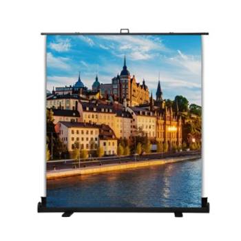 [엑스젠]  120인치 유압식 실사스크린 백월 포토존 사진 로고 인쇄
