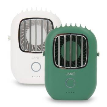 초경량 [제이니] 목걸이형 넥 선풍기 1+1 (화이트+그린)