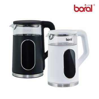 [보랄] BIG LCD 디지털 이중 글래스 전기주전자 1.7L BR-602D