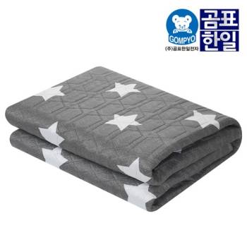 [곰표한일] 무자계 워셔블 안심 탄소매트 웨이브스타_미니싱글