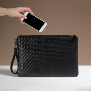 [전시] 리카타 베르텍스 클러치백 골프 남성 편리 수납 파우치백 C24317