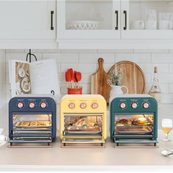 [아비스]레트로 오븐 에어프라이어 15L 색상 택1